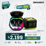 ZHOBANCO Audio Bundle: AERO Z Gaming TWS + Y11 Portable Bluetooth Speaker - Image 2