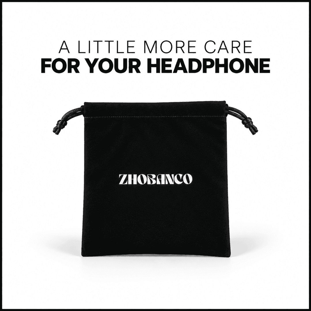 Cover 001 ZHOBANCO FLEXGUARD – Headphone Cover | Black - Image 1